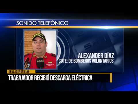 #EnVideo trabajador recibió descarga electrica y cayó 6 metros