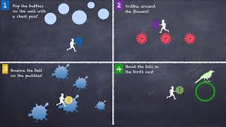 Preschool and Elementary School Activities, Spring Ball Stations - Bee in the Game screenshot 4
