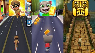 Little Singham 🆚 Talking Tom Gold Run 🆚 Temple Run New Update screenshot 1