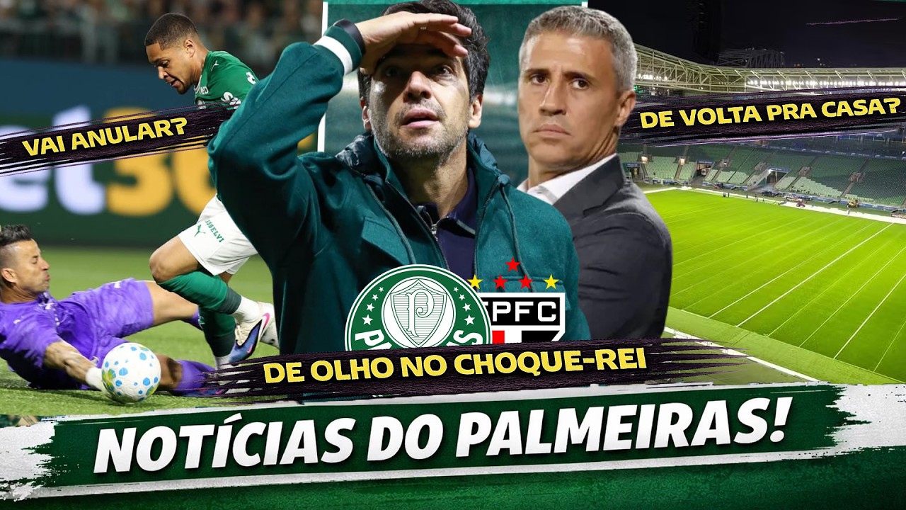 PARTIDA VAI SER ANULADA? CBF SE POSICIONA E A ESTRATÉGIA DO PALMEIRAS PRA DOMINGO!
