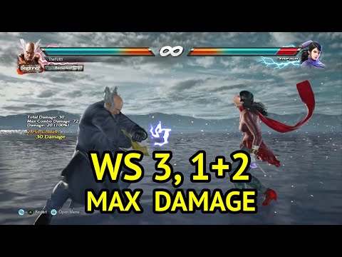 Heihachi WS3, 1+2 - Holy Demon Cross Combos (Outdated)