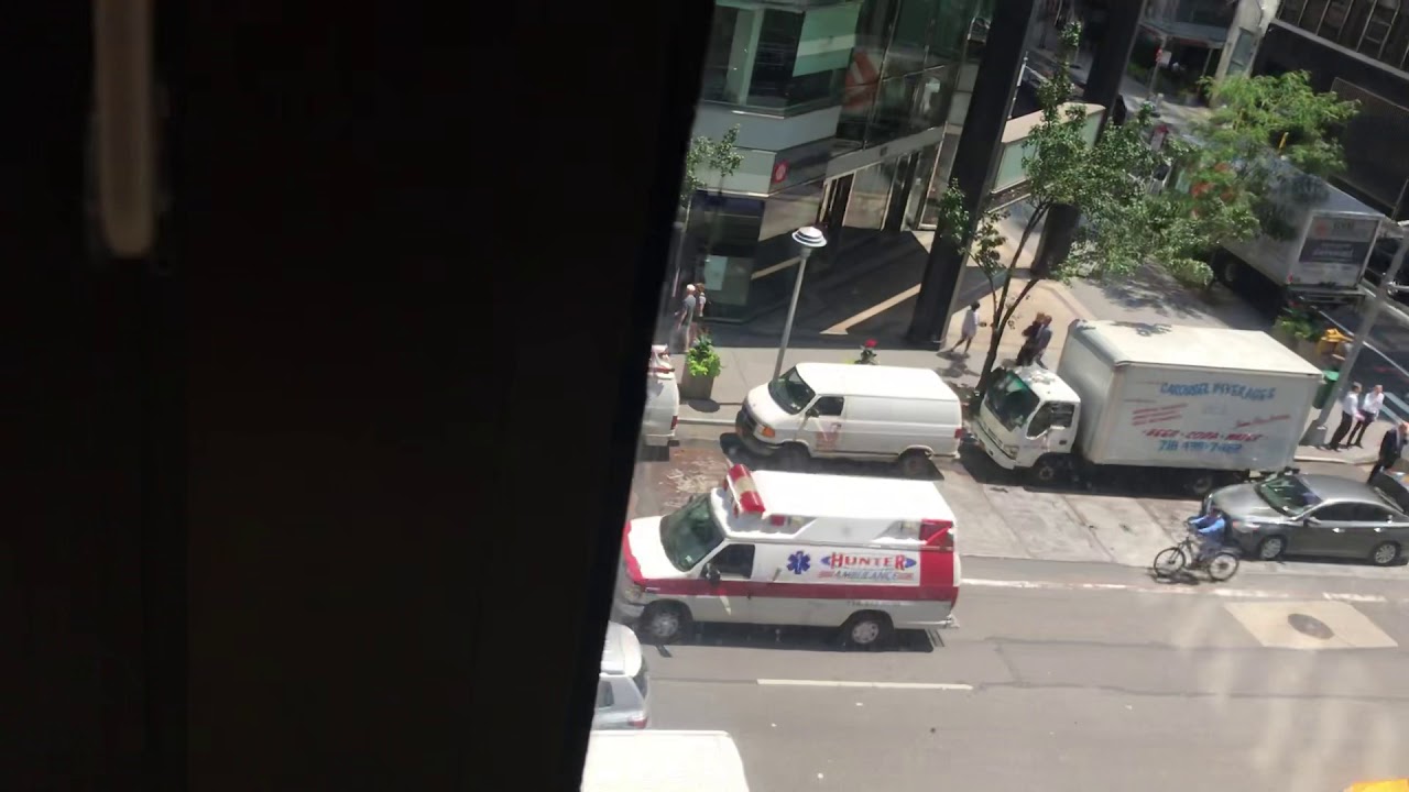 Hunter EMS ambulance no light no siren YouTube