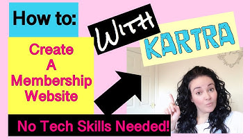 How To Create a Membership Site With Kartra | Kartra Membership Site-No technical skills needed!