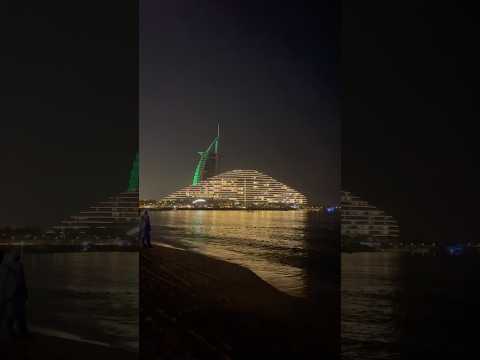 Umm suqeim beach park with the view of Burj Al Arab & Marsa Al Arab