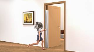 Primeware Door Finger Guard Installation 3D Product Explanation Animation