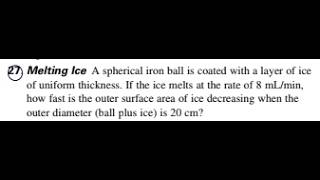 Related Rates Example Problem 2