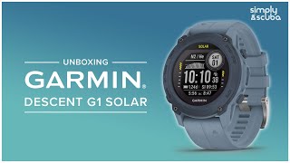 Garmin Descent G1 Solar Dive Computer | Unboxing | @simplyscuba