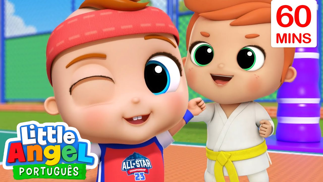 O Bebê João adora praticar esportes! | Músicas Infantis em Português 🎵 | Little Angel Brasil