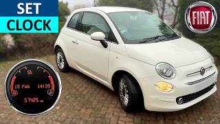 Match Highlights How to set Clock on Fiat 500 - How to set Time on Fiat 500