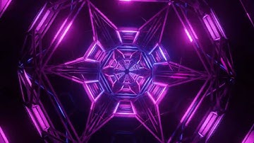 Abstract Background Video 4k VJ LOOP NEON Color Changing Compilation Tunnel Calm Visual ASMR