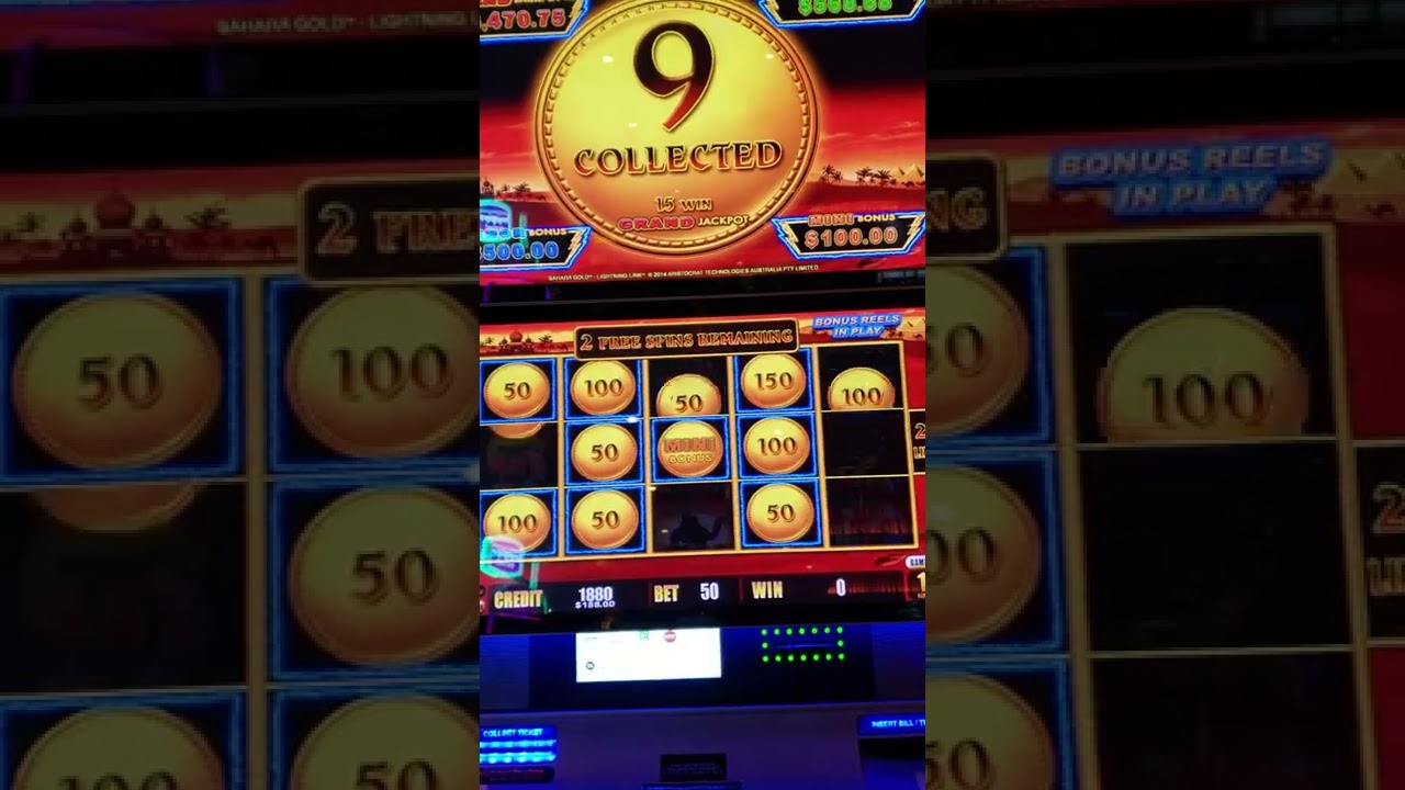 Lightning Link bonus round, ten cent denomination YouTube