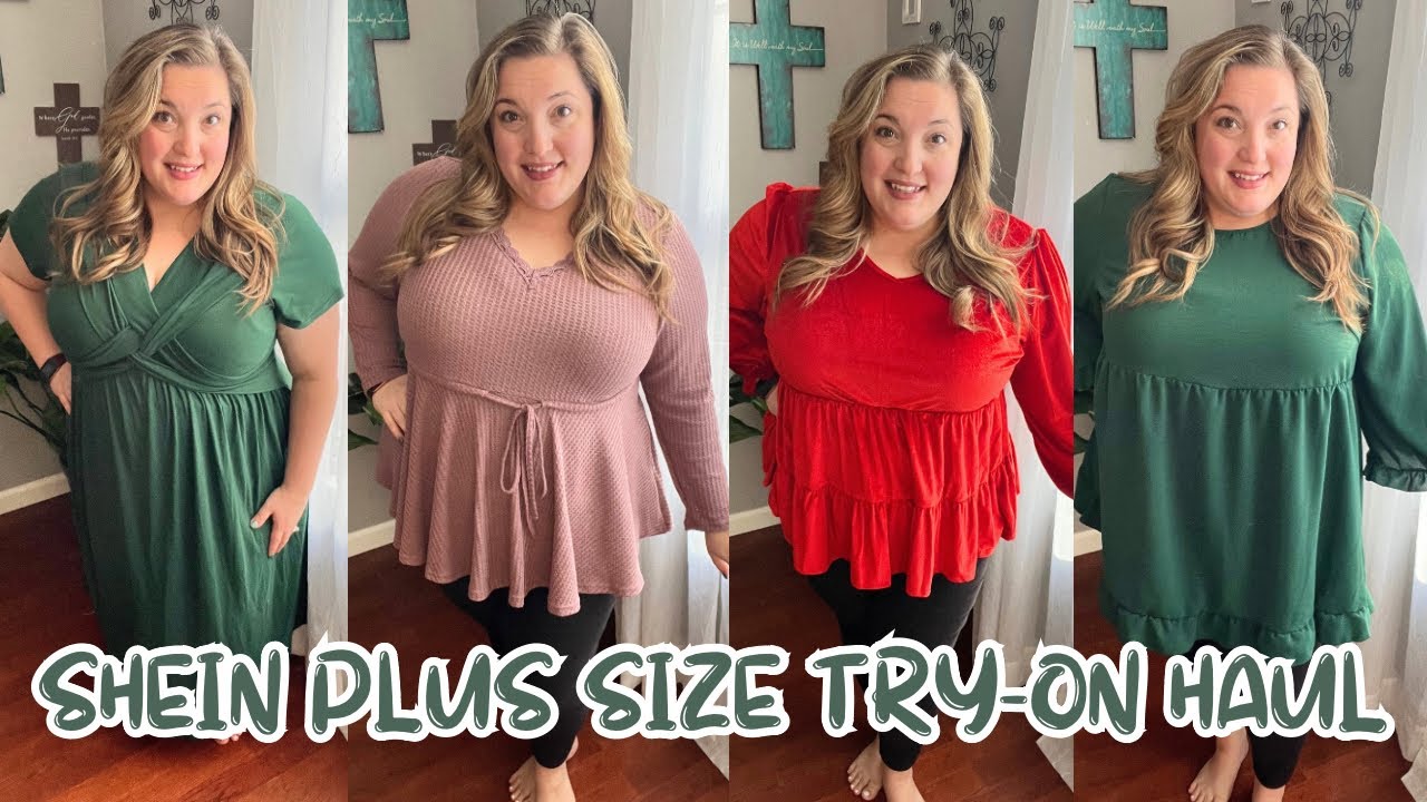⭐️ HUGE ⭐️ SHEIN Plus Size Try On Haul - YouTube
