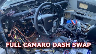 FULL CAMARO DASH SWAP IN RELENTLESS