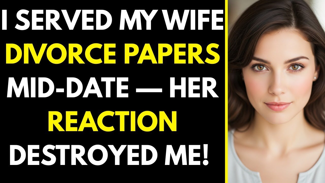 I Served My Wife Divorce Papers Mid Date — Her Reaction Destroyed Me! 