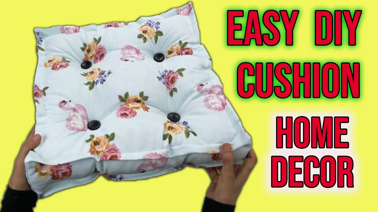 HOW TO MAKE A CUSHION? / Balcony, Chair or Floor Cushion / Minder Dikimi / DIY Pillow / Home Decor