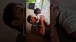 Melixen with Ammavan #cutebaby #funny # cute memory