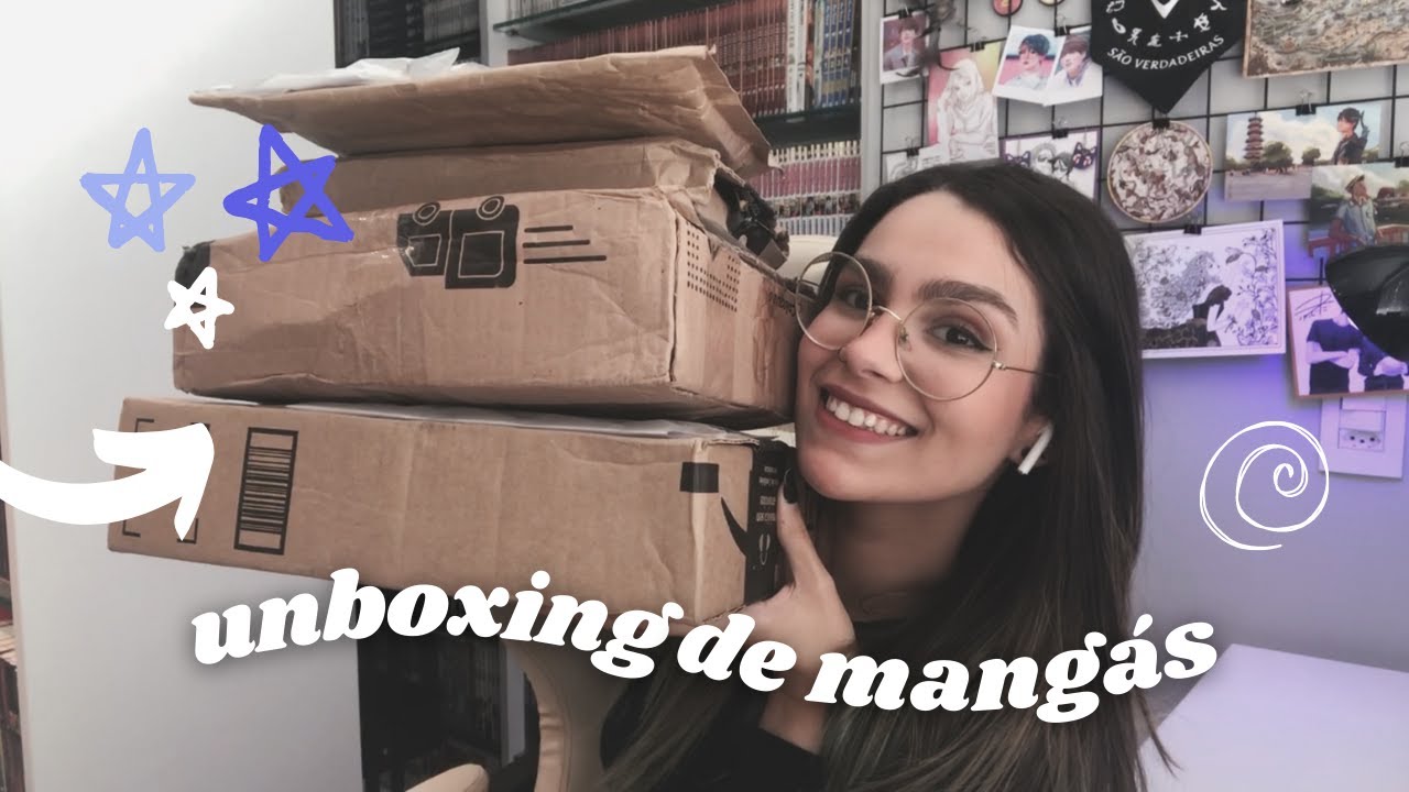 SUPER unboxing de mangás!!