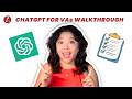ChatGPT for Virtual Assistant Tasks (Full Walkthrough)
