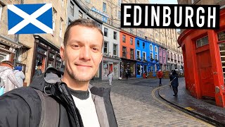 FIRST TIME IN SCOTLAND! 🏴󠁧󠁢󠁳󠁣󠁴󠁿 EDINBURGH OLD TOWN & CASTLE