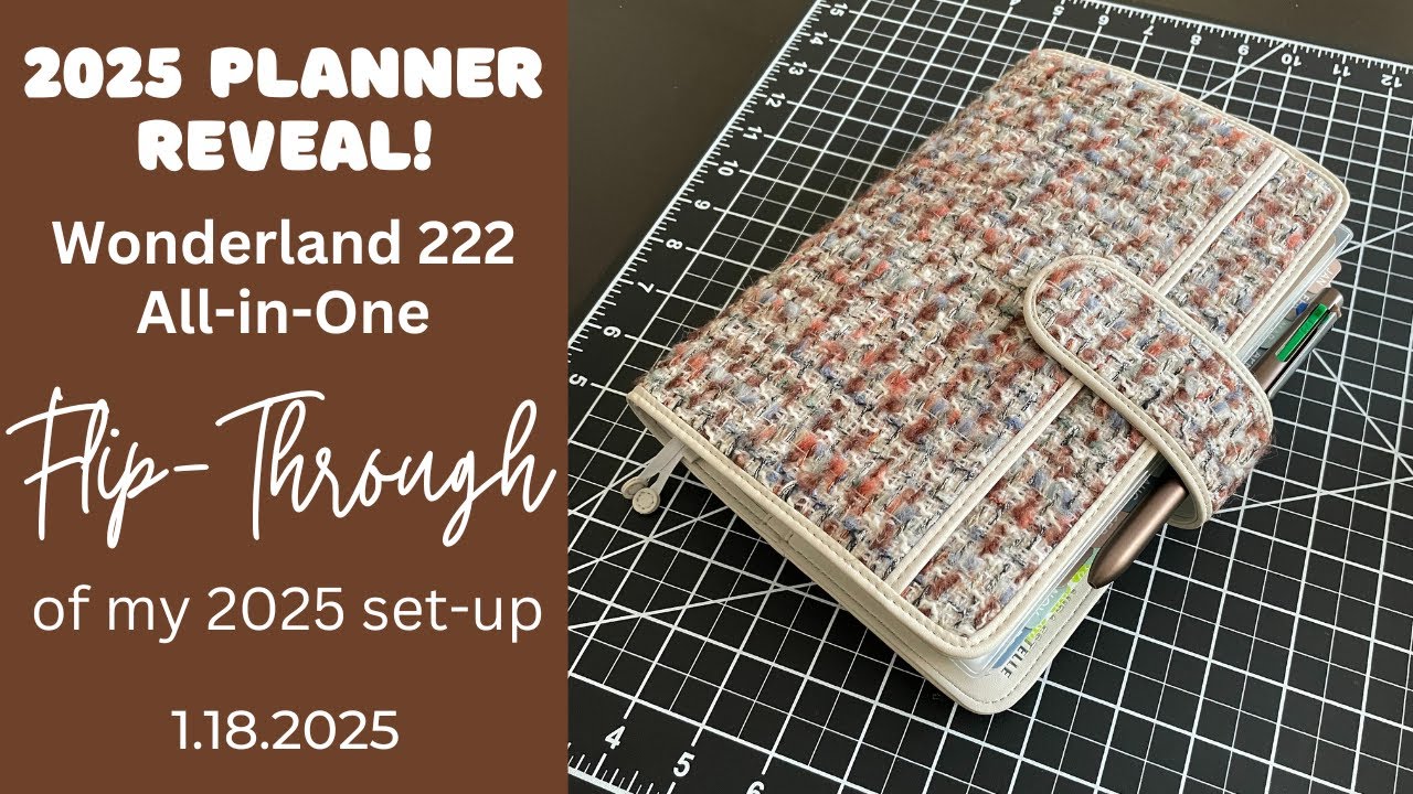 2025 Planner Reveal! | Wonderland 222 Set-Up Flip-Through | 1.18.25 | Functional Planning