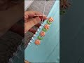 So Beautiful viral border design with beautiful flower design #embroidery #shortvideo #diy