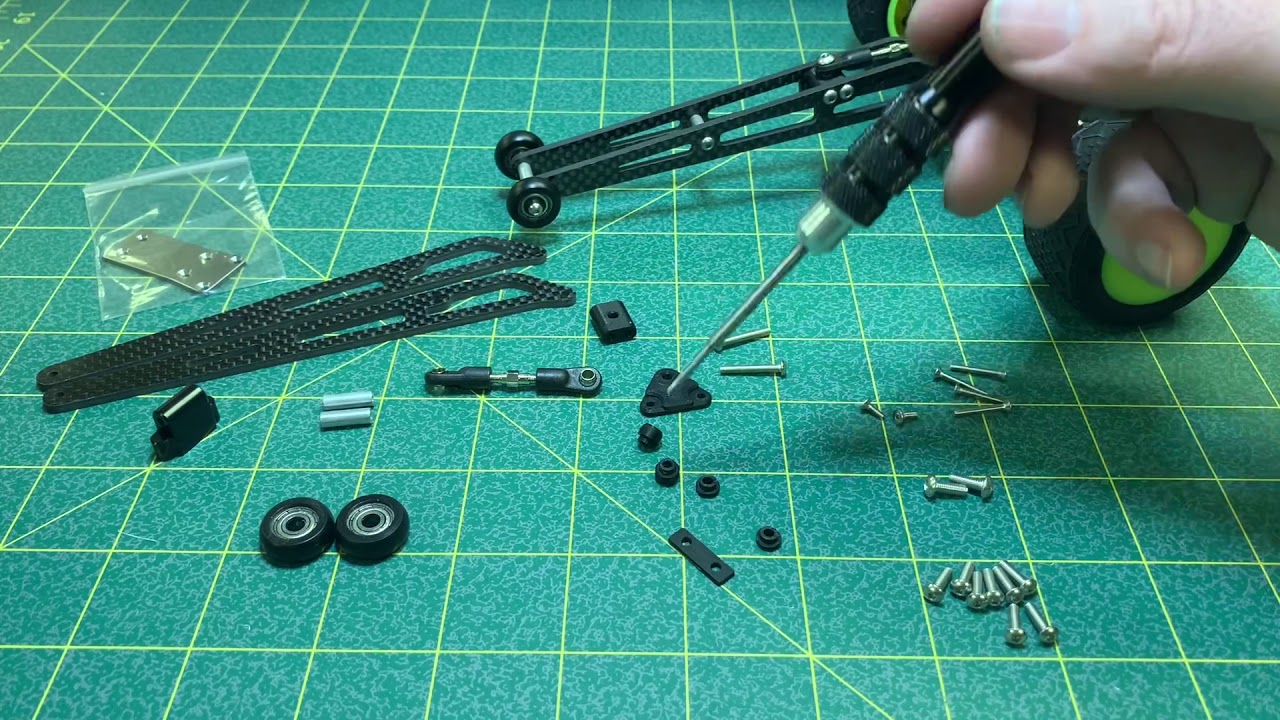 HackFab Dragster Style Wheelie Bar for Losi Mini T 2.0 Mini B Installation and Overview