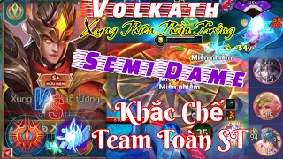 Volkath Xung Thiên Thần Tướng Đi Rừng Semi Dame Khắc Chế Team Địch Toàn Sát Thủ | Top 1 Volkath