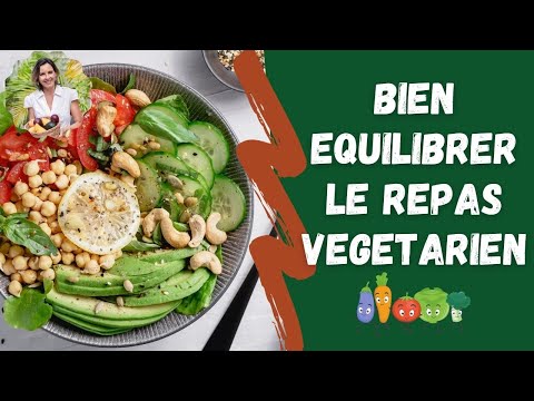 Vidéo: Comment manger sainement en tant que végétarien (avec photos)