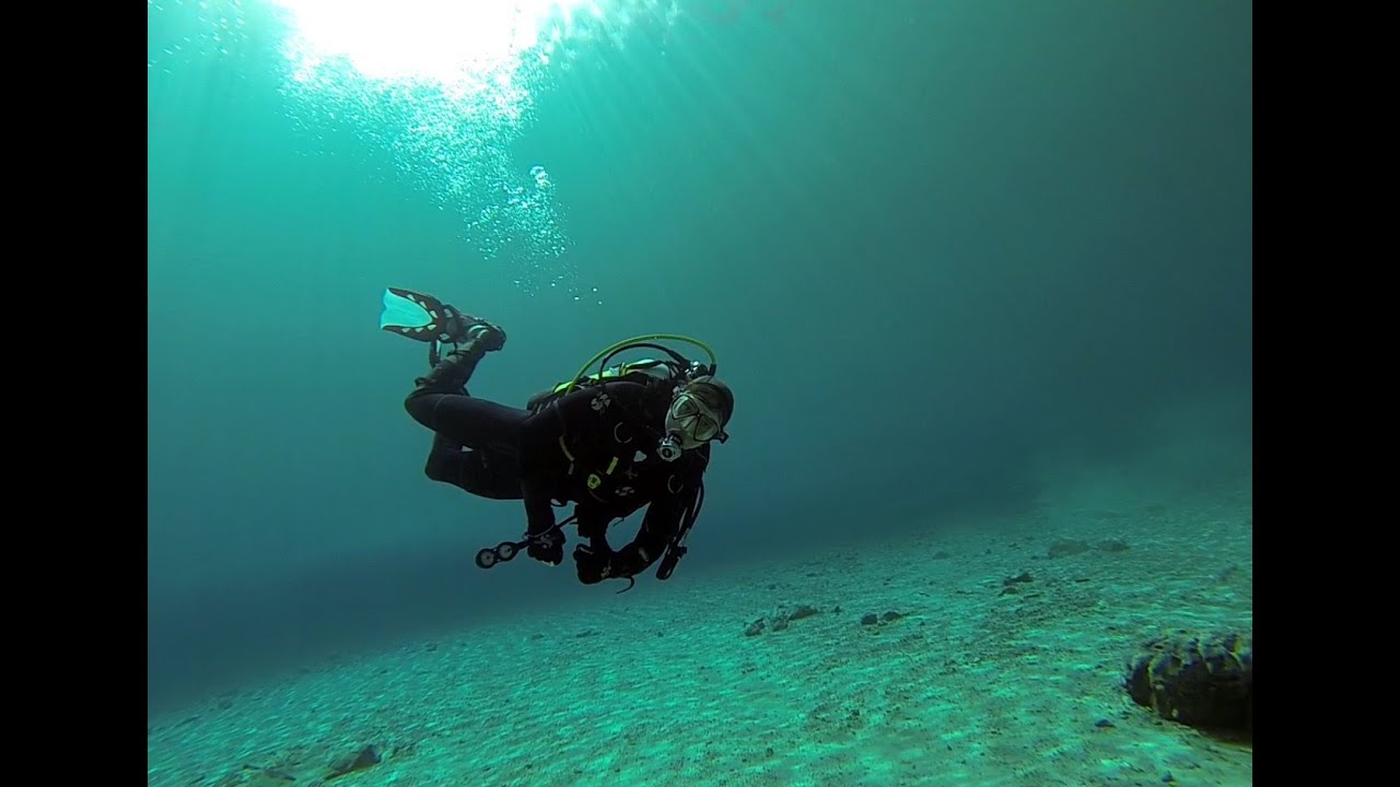 Bergseetauchen Grüner See