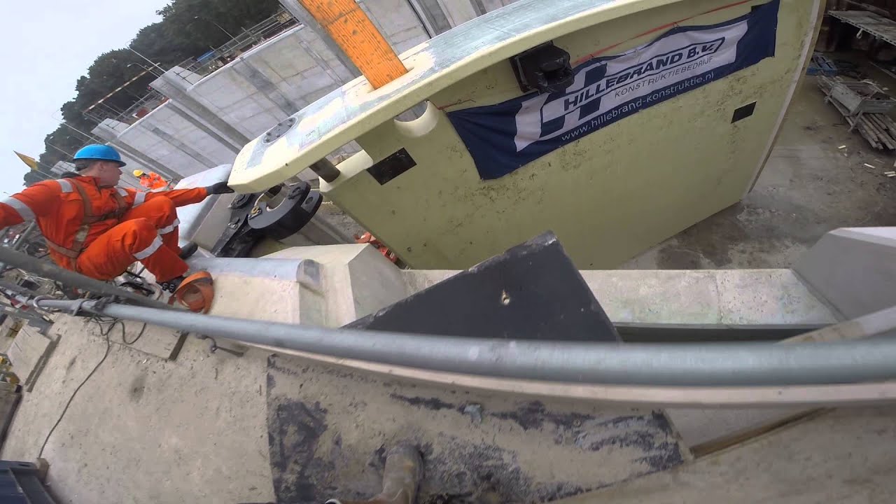 Plaatsing InfraCore Sluisdeuren