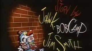 Ren & Stimpy Big House Blues Le Card