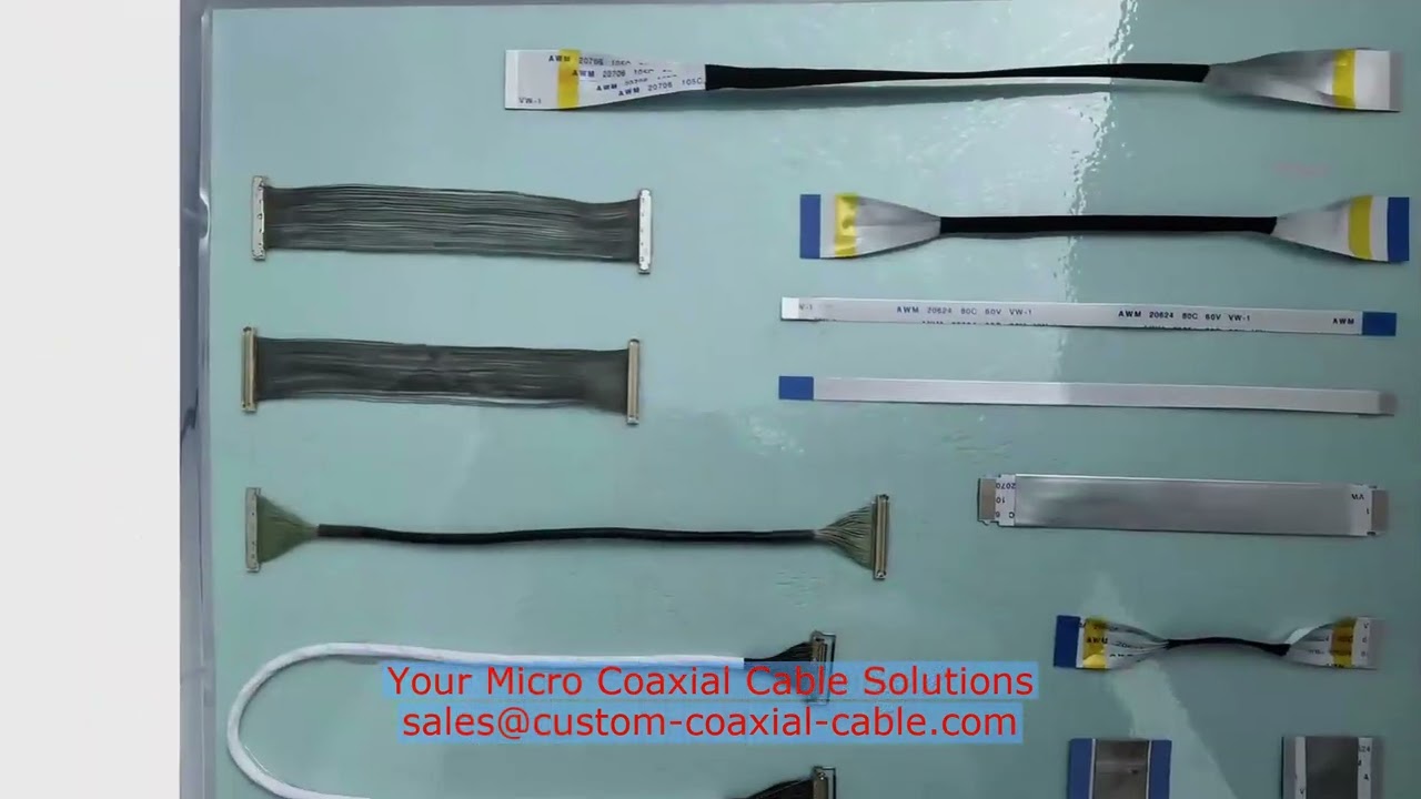 awg-42 micro-coax for industrial machine vision microcoax Germany custom length quote Boat Audio Sys