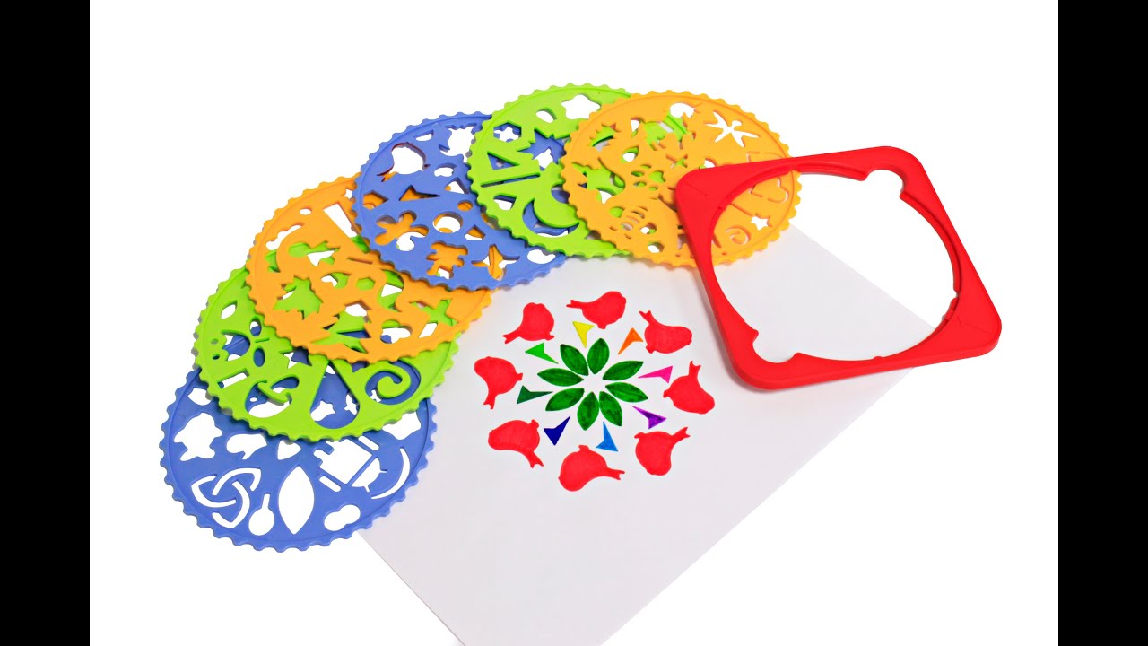 Mallette Mandala Voyage Joustra - 6 Mandalas + 10 Feutres - +200 Dessins - Enfants Dès 5 Ans