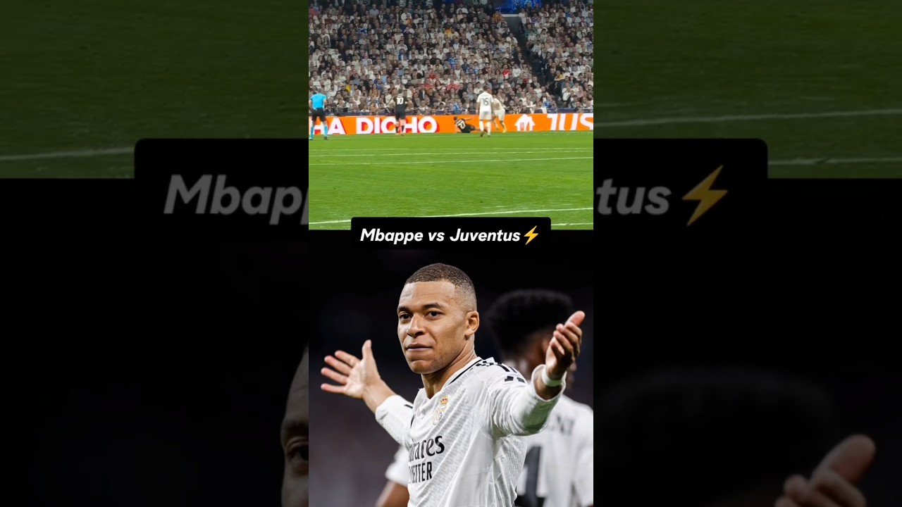 Kylian Mbappé GOES CRAZY! 😱 Insane Dribble vs Juventus | Champions League 2025