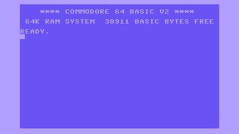 C64 video 01 - Putting together a quick C64 program. Learnt 20 - 30 years ago.