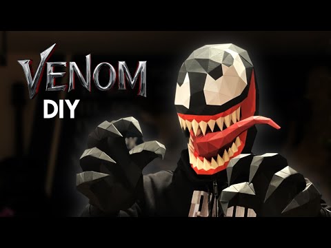 Make Venom and Carnage's Mask! DIY Papercraft (FREE)