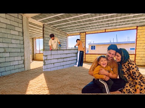 Dream Home Walls Finally Completed! 🧱✨ A Fresh Warm Smile