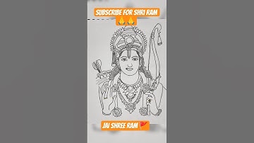 JAI SHREE RAM 🚩🚩#shorts #sriram #sriramanavami #art #drawing #ram #jaishreeram