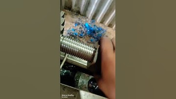 M36*4 square thread fitting #machine #turningmachine #machinetool #cnc #machinetools #tool