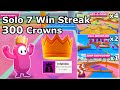 Fall Guys 7 Win Streak And getting my 300th Crown Full Gameplay