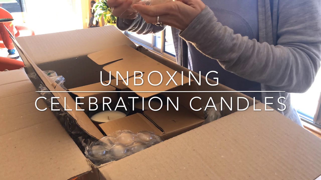Unboxing Celebration Candles YouTube