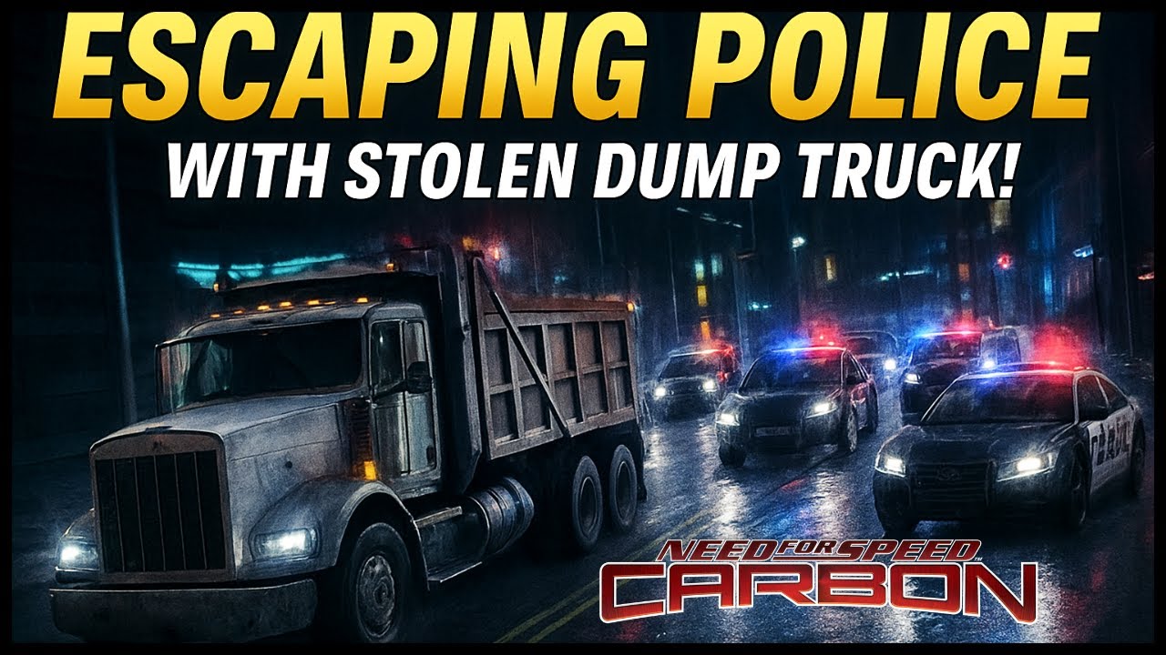 I Broke Out of Jail and Stole a Dump Truck in NFS Carbon! Can I escape?