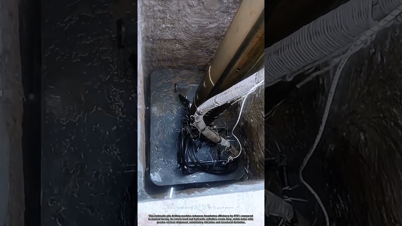 Инновационная технология: гидравлическая буровая установка для свай глубокого фундамента