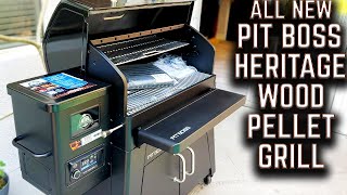 INTRODUCING THE ALL NEW PIT BOSS HERITAGE WOOD PELLET GRILL! FIRST LOOK AND INITIAL BURN OFF screenshot 3