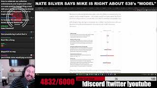 MIKE AGREES WITH LIBERAL NATE SILVER ON 538 POLLS?!?!! Mike From PA (Central Committee) Article Read