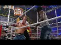 Arrests are made during the chaotic aftermath of the WWE Triple Threat Match: Hell in a Cell 2011