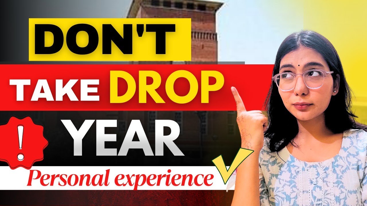 Watch this before taking DROP Year ✅ | Walkinwitharpi 
