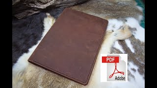 How to make a Leather Composition Notebook / PDF Pattern