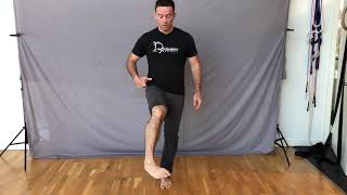 How to do knee mobility: open chain tibial rotation