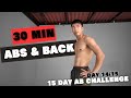 Quema Grasa Total: 30 Minutos de Abdominales y Espalda (Día 14)